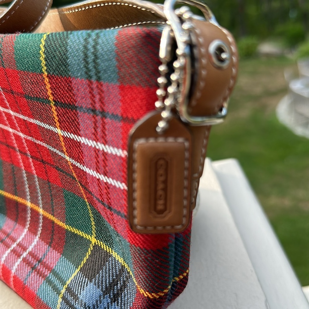 Coach Tartan Plaid Mini Purse - Picture 2 of 7